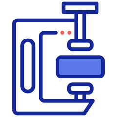 Hold materials securely in place icons