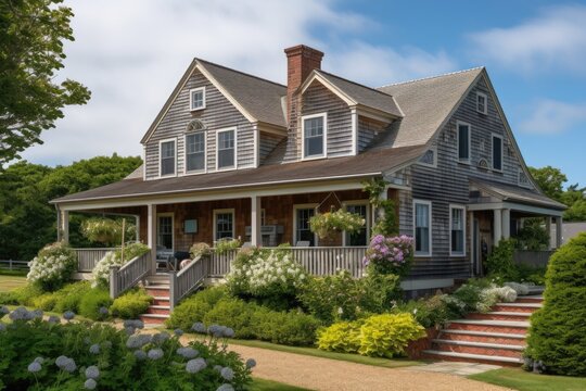  Luxurious Cape Cod Style Home with Coastal Charm