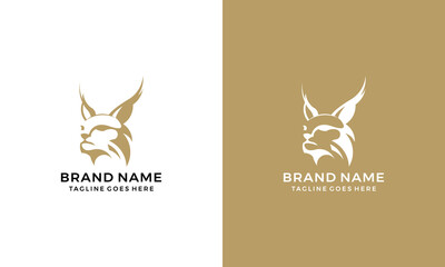 Lynx head logo icon vector template  © nurazizahku94