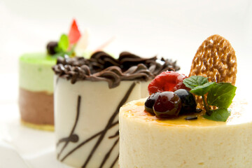 cheesecake with chocolate