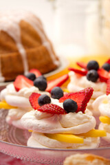 cake with fruits