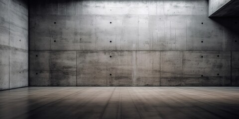 Empty modern style of room or space, generative ai