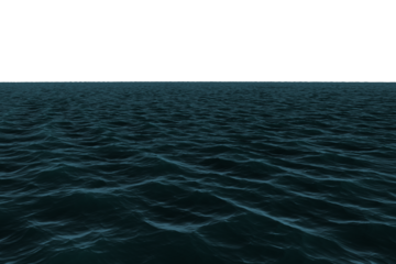 Dark blue ocean