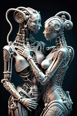 aliens in love, Generative AI
