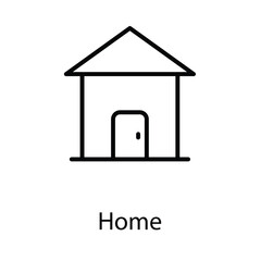 Home icon design stock illustration