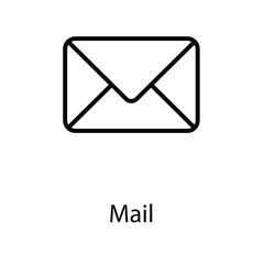 Mail icon design stock illustration
