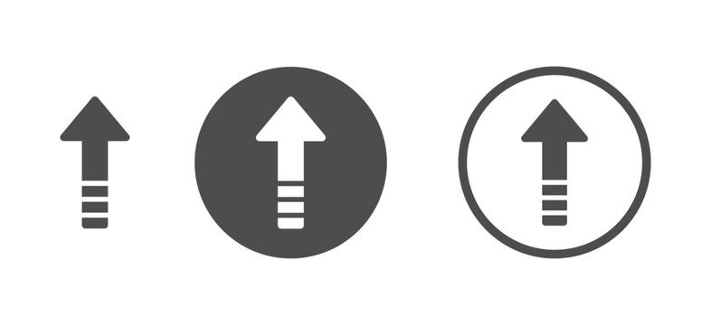 Upgrade vector icons set