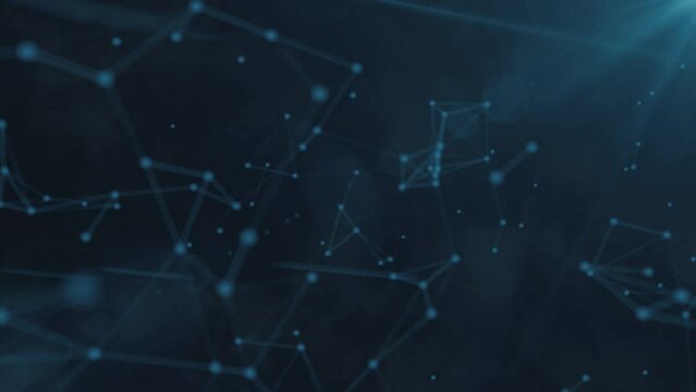 This abstract animation is a hexagon with a dark color scheme that shimmers and changes color against a dark background. The unique hexagon shape and abstract design make it a visually captivating and