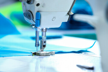 sewing machine close up