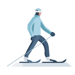 ski sports vector illustration 