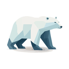 bear polar vector illustration 
