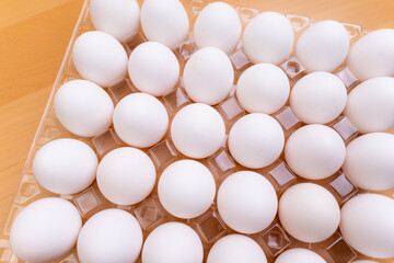 A pack of white egg