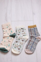 nice bright colored socks. women's socks for spring.