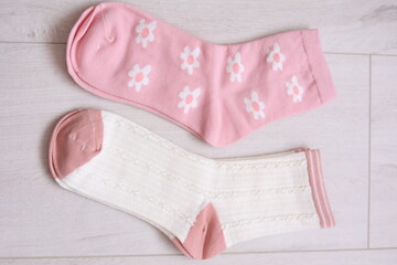nice bright colored socks. women's socks for spring.