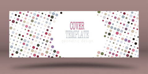 Cover design. Layouts for banner, poster, postcard and corporate design. The idea of interior and decorative creativity. Simple design