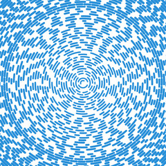 Radial stroke pattern. Abstract line circles, design elements. Vector illustration with editable strokes. Black and white,