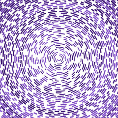 Radial stroke pattern. Abstract line circles, design elements. Vector illustration with editable strokes. Black and white,