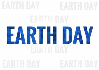 Illustration earth day text word pattern textured abstract background