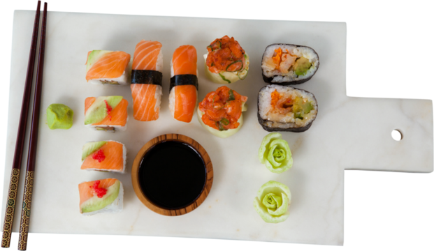 Close up of japanese food