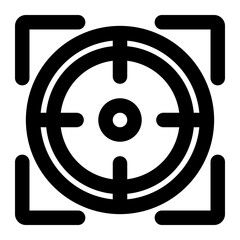 focus glyph icon