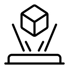hologram line icon