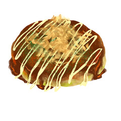 お好み焼きのイラスト