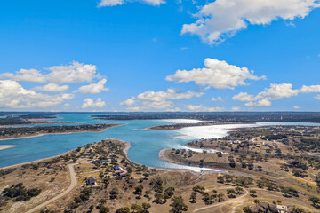 Canyon lake in the texas hill country - obrazy, fototapety, plakaty