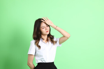 Fototapeta premium Young School Girl