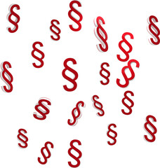 Vector icon of section symbol