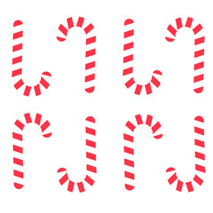 Abstract minimalist candy cane background