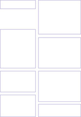 Blank page layout