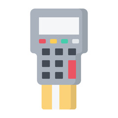 Card Terminal Flat Icon