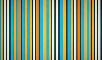 Obraz premium Stripes background, multiple colors. Retro vibes. Generative AI