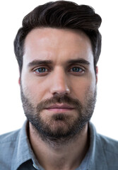 Fototapeta premium Man against white background