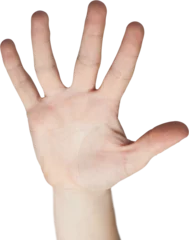 Rolgordijnen Cropped image of woman hand © vectorfusionart