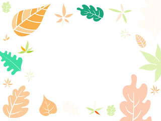Fototapeta na wymiar Illustration image of leaves
