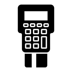 Card Terminal Glyph Icon