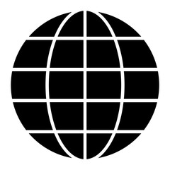 Global Shipping Glyph Icon