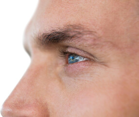 Fototapeta premium Close up of man eyes