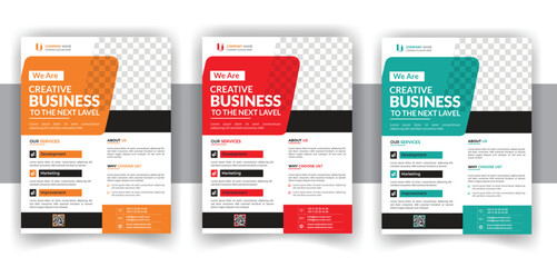 Modern Creative Business Flyer Bundle Design Template