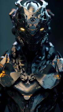 Alien robot with artificial intelligence