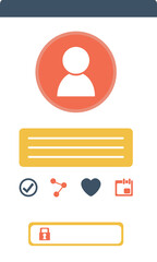 Social media interface icon
