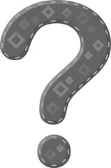 Vector of question mark symbol