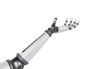 Tuinposter Three dimensional of robotic hand © vectorfusionart