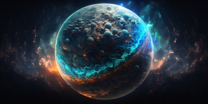 Unknown Planet, Creative Force of Destruction and Creation. Generative AI