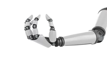 Muurstickers Digital image of robotic hand © vectorfusionart