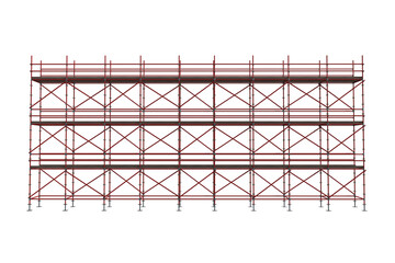 3d composite image of a scaffolding