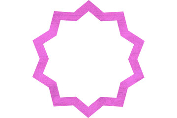 Geometric star shape