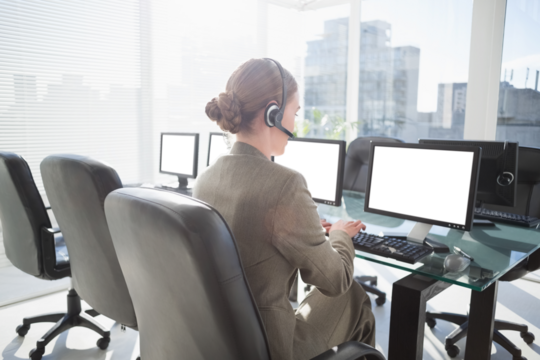 Businesswoman working in the office  - Powered by Adobe