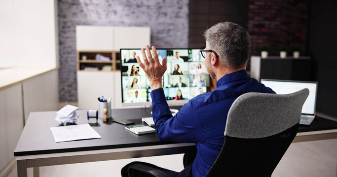 Video Conference Webinar Online Call Meeting